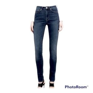 Acne Studios Pin Storm Skinny Jeans Medium Wash Blue Women’s Size 28/32